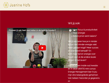 Tablet Screenshot of jeaninehofs.nl